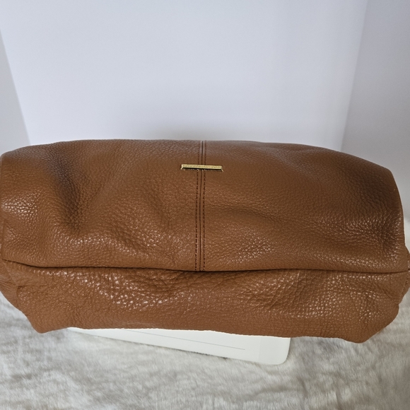 Rebecca Minkoff Bryn Large Double Zip Hobo Chestnut Brown Shoulder Bag - EUC - Picture 3 of 16